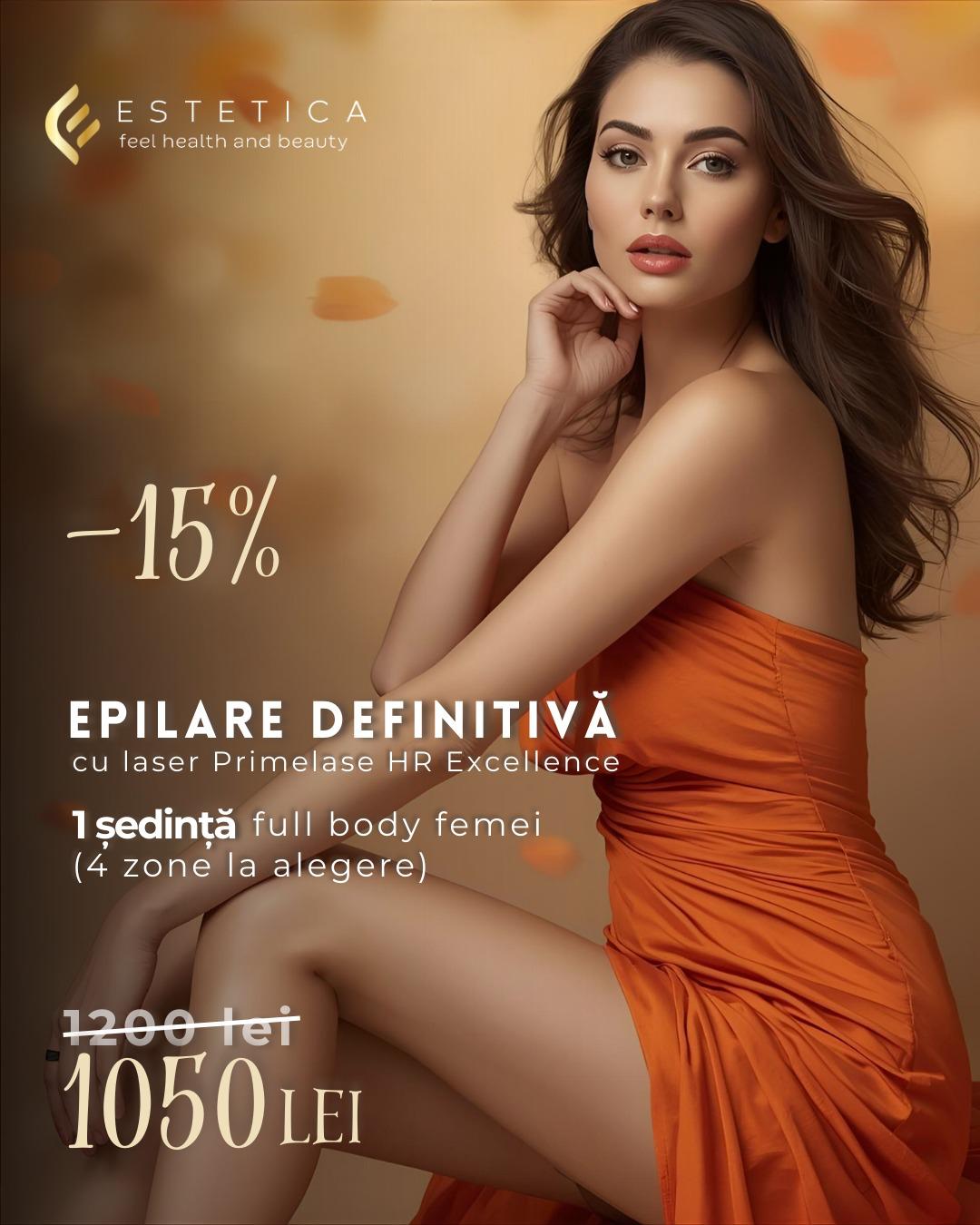 Oferte 3 Epilare definitiva laser 4 zone pentru femei