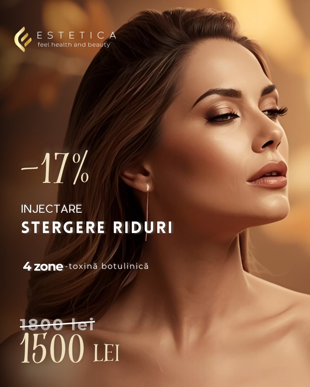 Oferte 11 injectare botox pentru stergerea ridurilor in 4 zone