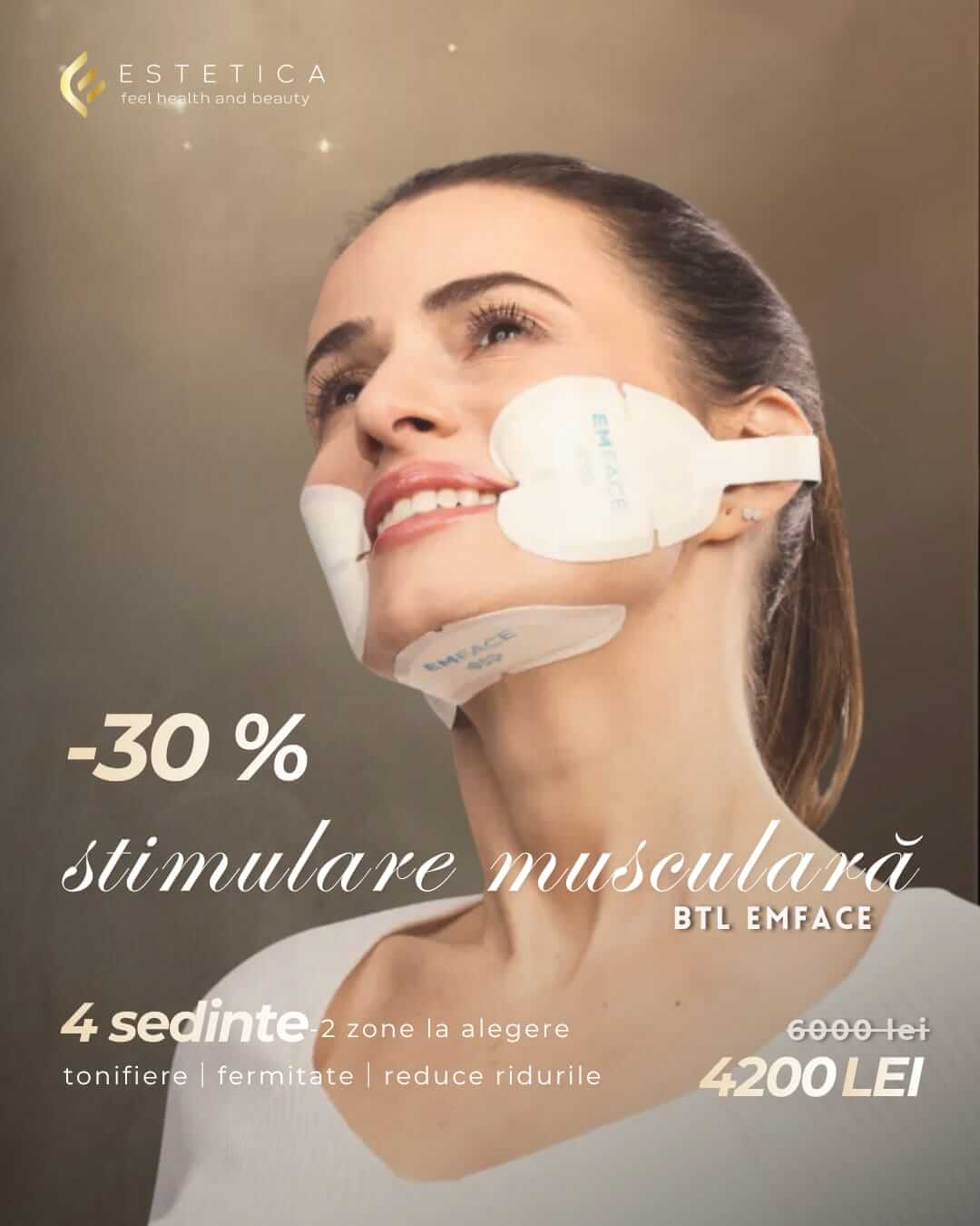 Home 11 stimulare musculara faciala BTL Emface tonifiere fermitate reducere riduri
